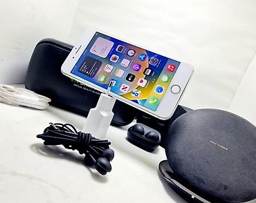 Apple iPhone: IPhone 8 Plus, Б/у, 256 ГБ, Белый, Наушники, 100 % — 1