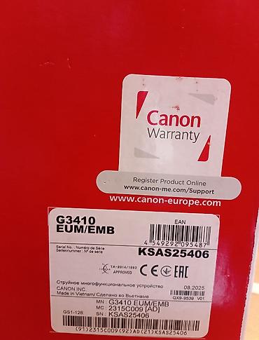 canon e414 printer: Canon PIXMA G3410 – doldurula bilən mürəkkəb çənli, simsiz — 2