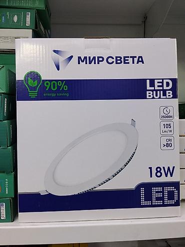 Светодиодная встраиваемая панель «Мир света» 18W. - Тип: LED панель