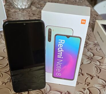 telfon ucun divar kagizlari: Redmi Note 8, 64 GB, rəng - Qara