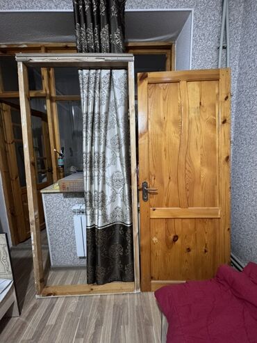 мангал шашлыка: Межкомнатная глухая дверь, Дерево, Из сосны, 200 * x 80 см