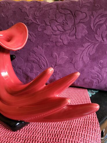 Ostali kućni dekor: Vaza nova umetnicka,vintaz,rucni rad. Visina. 21cm — 14