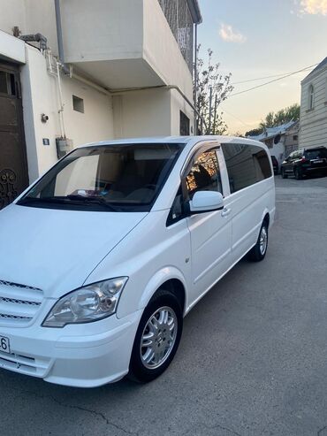 Daihatsu: Mercedes-Benz Vito, ağ rəng, 7/8 yerlik miniven. Əsas xüsusiyyətlər