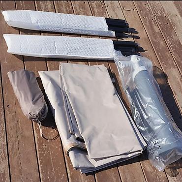 balıqçı: UNP 10 nəfərlik şişmə karkaslı kamp çadırı - Ölçü: 400 x 300 x 220 sm — 8