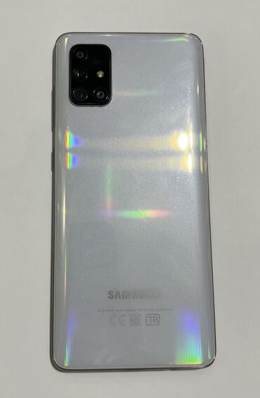 samsung a71 qiymeti bakida: Samsung Galaxy A71, 128 GB, rəng - Ağ, Barmaq izi, İki sim kartlı