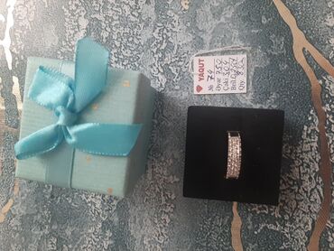 gümüş üzükler: Toy, Üzük, Ağ qızıl, 750 Əyar, Brilyant