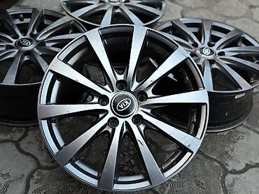 01: Литые Диски R 17 Kia, Комплект, отверстий - 5, Б/у — 5