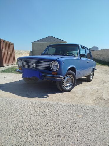 VAZ (LADA): VAZ 2101 “Jiquli” sedan, mavi rəng. - Kuzov: 4 qapılı, xrom ön və arxa — 1