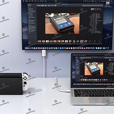 hdmi micro usb: Кабель-переходник BOROFONE DH10 Type-C to HDMI — удобный адаптер — 4