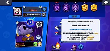 gumuş əşyalar: Brawl Stars hesabı – yüksək kuboklu və zəngin kontentli - Kupa yolu — 2