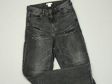 szara spódnice jeansowe: Jeansy, H&M, 2XS, stan - Bardzo dobry