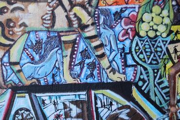 Slike i ramovi: The Art of Cleaning Buildings 100x100cm veliko platno autor Maré — 11