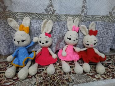 Игрушки: В продаже экологически чистые вязаные игрушки, ручная работа,качество — 7
