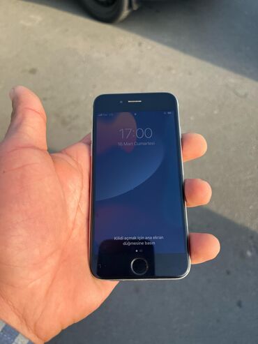 bir tankda mətbəx mebeli: IPhone 6s, Gümüşü, Barmaq izi