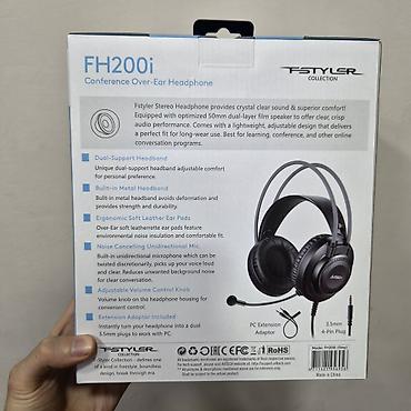 logitech superlight 2: A4Tech Fstyler FH200i, наушники с микрофоном, 3.5 aux, переходник — 2