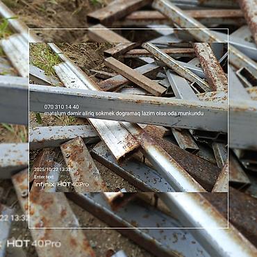Xidmət: Metalom/qarmaqarışıq dəmir qəbulu və utilizasiyası Təsvir: - lalafo.az -da Xidmət: Metalom/qarmaqarışıq dəmir qəbulu və utilizasiyası Təsvir: -
