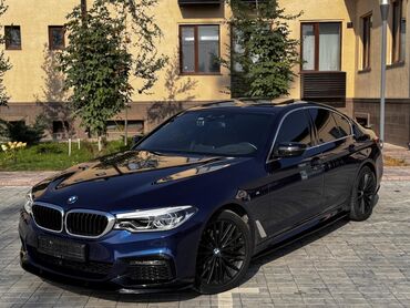 не знаю от какой машины: Представляем седан BMW 520d G30 в синем цвете, оснащенный черными