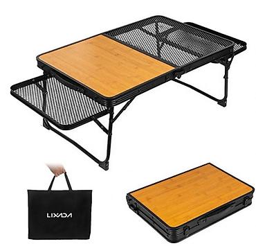 походный набор: Складной туристический столик Uni Table X3 Этот компактный столик для — 9