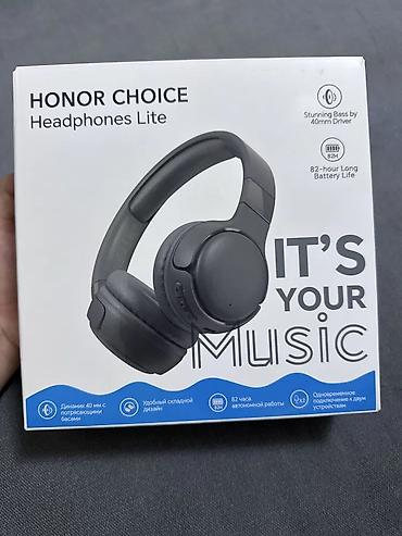 Yeni Simsiz (Bluetooth) Qulaqcıqlar, Honor, rəng - Boz