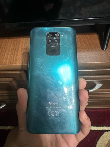 hello kitty телефон: Redmi, Redmi 9, Колдонулган, 128 ГБ, түсү - Көк, 2 SIM