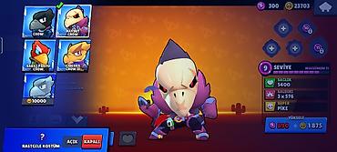 10 yas: Brawl stars hesabı satışı 10k içində 10 dənə efsanevi köstüm var — 1