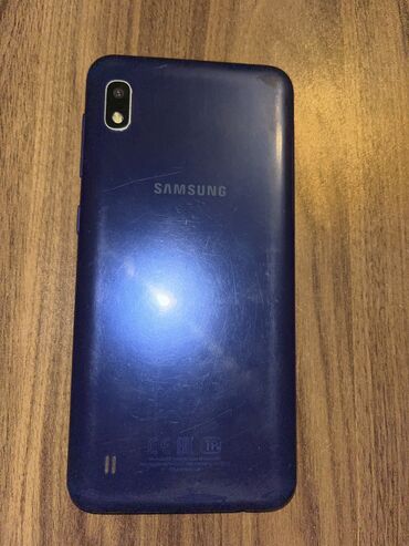 samsung x490: Samsung A10, 32 GB, rəng - Göy, Sensor, İki sim kartlı