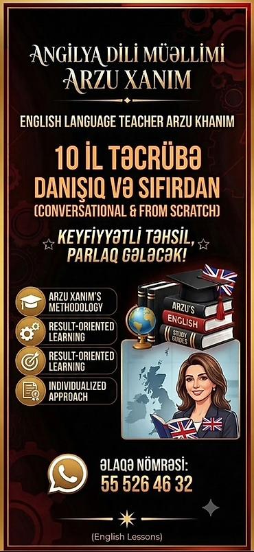 evakuator satisi bakida: Xarici dil kursu, Rus dili, İngilis dili, Danışıq klubu — 1