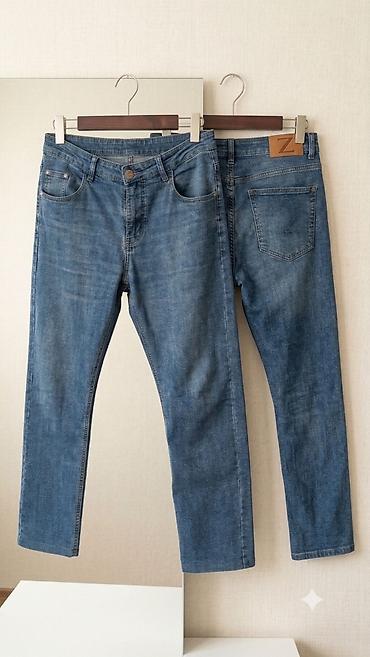 cinsi: ZILLI Jeans kişi cins şalvarı - Rəng: mavi - Kəsim: düz balaq — 5