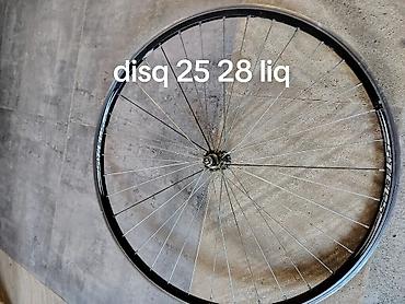 Диски: Velosiped ön təkər diski - Ölçü: 28" (təkər ölçüsü), 25 mm (ehtimal — 1