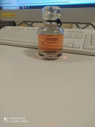 Vitaminlər və BAƏ: Oriqinal.Parfum.TuaLet suyu deyil. Givenchy Linterdit.80 ml-dən 70 ml