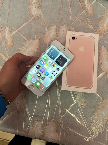 Apple iPhone: IPhone 7, 32 GB, Rose Gold, Qırıq