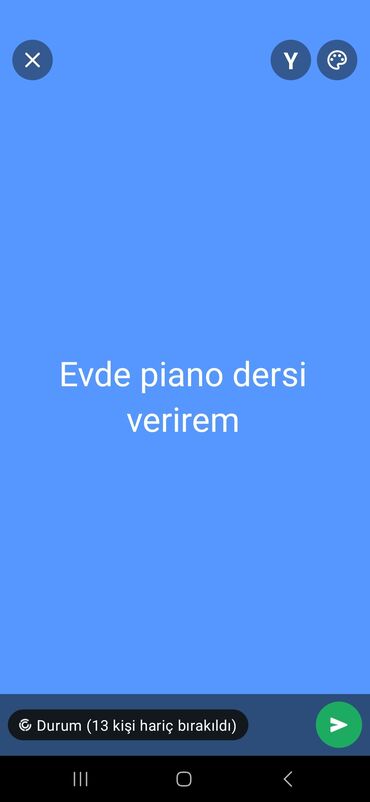 Başqa xidmətlər: Musiqi mektebi usaqlara oz evinde fortepiano dersi