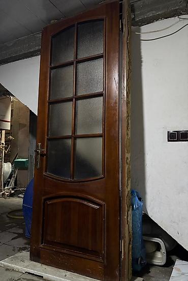 Taxta otaq qapısı çərçivə və kilid ilə birlikdə (işlənmiş)  Qiymət
