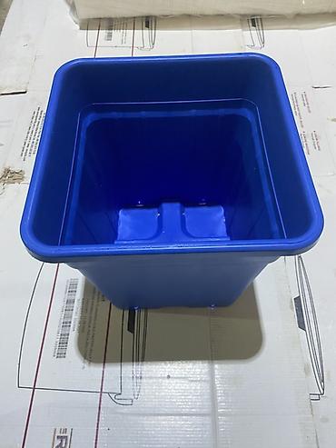 peygember gulu: Plastik kvadrat əkim/qazan vedrələri - Material: qalın, möhkəm — 1
