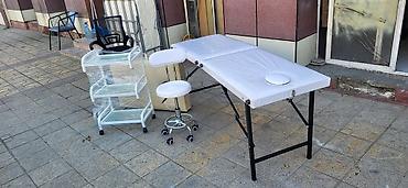 Salon, tibbi mebel: Gözəllik və masaj üçün peşəkar dəst: - Katlanan masaj/estetik yatağı — 1