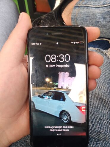 телефон для пожилых людей fly: IPhone 7, Jet Black, Barmaq izi