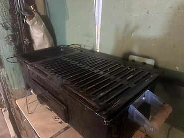 Kabab malları: Metal manqal/qril - Material: qalın metal korpus, istiliyədavamlı — 1