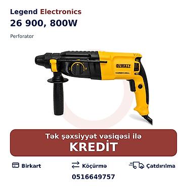 acar desti: Elan başlığı: Perforator 26 900, 800W Elan mətni: Legend Electronics — 1