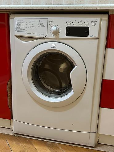 ✔️250 man(İnşaatçılar). Evden satış Indesit 5 kg paltaryuyan