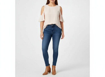 bluzki hiszpanki plus size allegro: Peacocks, Bluzka damska, rozmiar 3XL