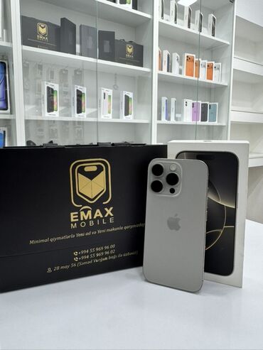 Apple iPhone: IPhone 16 Pro, 256 GB, Natural Titanium, Face ID — 1