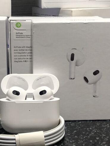 продаю наушники: 😍AirPods 3 + чехол в подарок 🎁 ⚠️ОПАСАЙТЕСЬ НЕКАЧЕСТВЕННЫХ