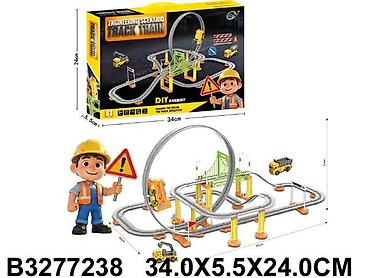 ugg papuce za leto: Konstruktorski set – Engineering Scenario Track Train, DIY Assembly - — 1