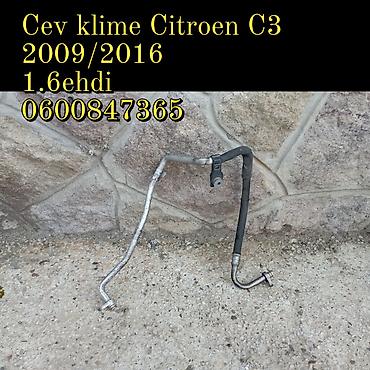 besumni kompresor: Cev klima sistema za Citroën C3 - Kompatibilnost: godišta 2009–2016 — 1