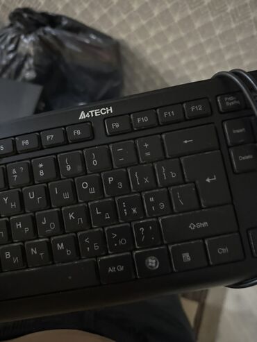 Клавиатуры: Клавиатура, A4Tech, Проводное подключение, Размер: 100% — 4