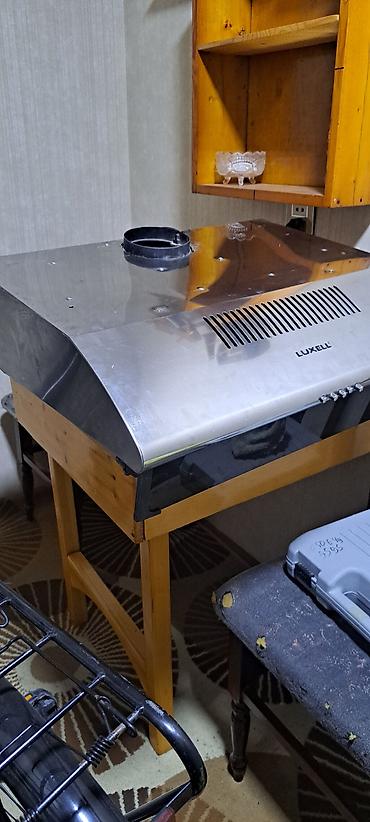 hava deflektoru: LUXELL mətbəx aspiratoru (divar altı tip) - Paslanmayan poladdan — 2