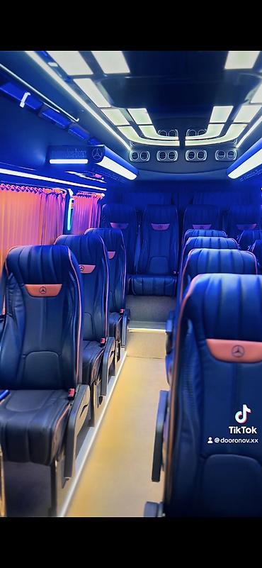Трансфер, жүргүнчүлөрдү ташуу: Mercedes‑Benz Sprinter (черный, удлиненный, высокий потолок) — — 1