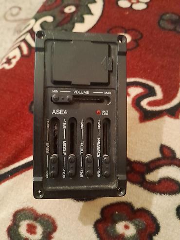 gitara temiri: ASE4 akustik/elektro gitara preamp və ekvalayzer modulu - 4 zolaqlı — 6