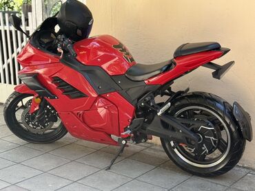 Moto əla vəziyyətdədir. Heç bir problemi yoxdur. 3000W elektrikli