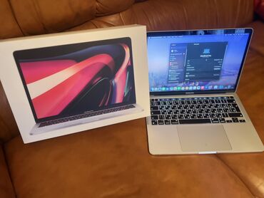 notebook aliram: Macbook Pro M1. yaxsi veziyetdedi hec bir problemi yoxdu tam zavodu